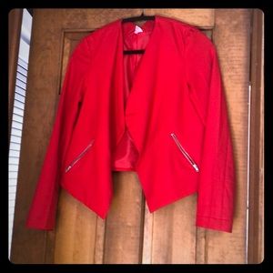 Red fashion blazer